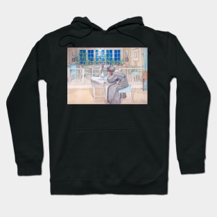 The Night Before the Trip to England by Carl Larsson Hoodie